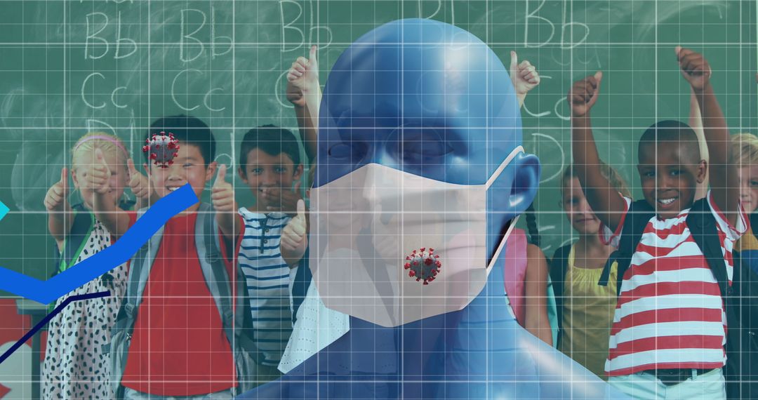 Children in Classroom Remaining Positive About Health Safety Measures