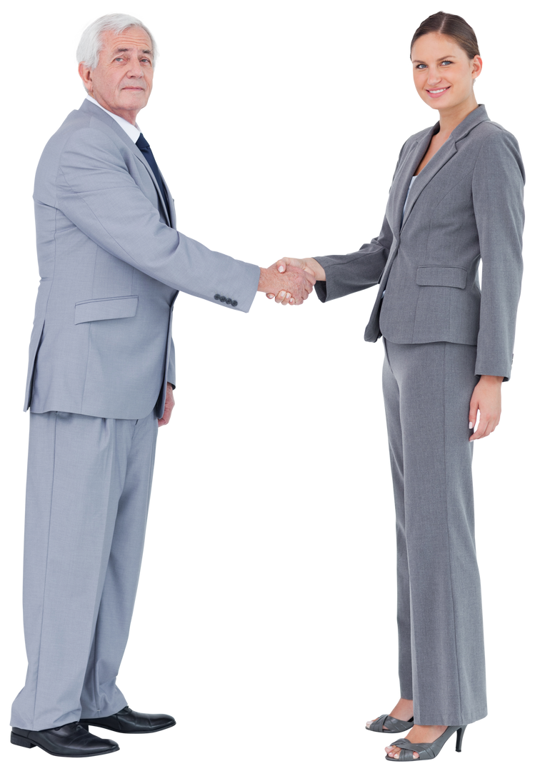 Business Professionals Shaking Hands in Transparent Setting - Download Free Stock Images Pikwizard.com