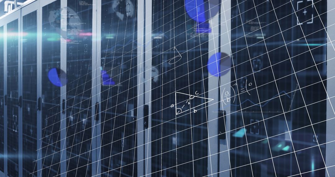 Advanced Data Center with Digital Network Analysis Overlay