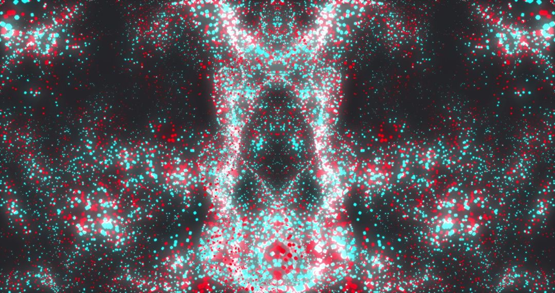 Abstract Digital Future Technology Motion Particle Background