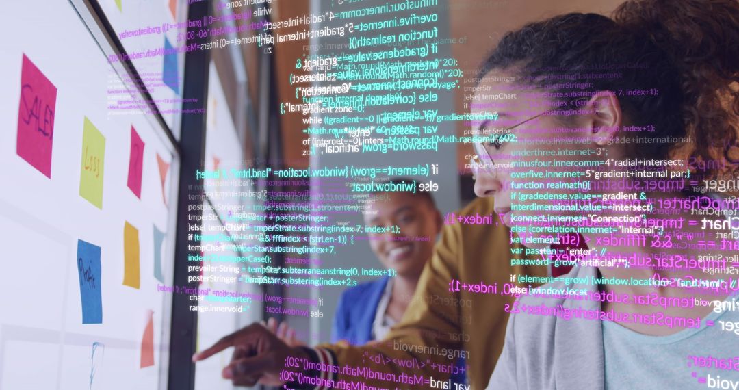 Diverse Team Collaborating on Digital Interface Technology