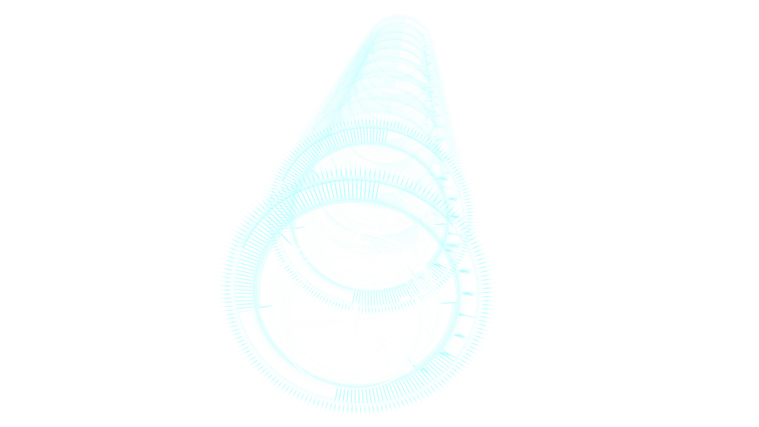 Futuristic Digital Scope Illustration on Transparent Background