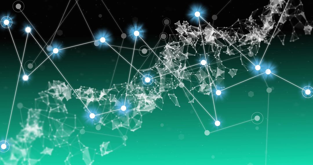 Innovative DNA Strand with Futuristic Connections