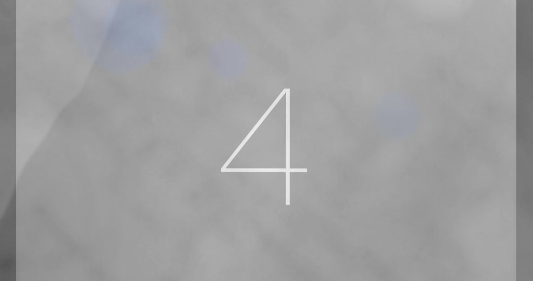Modern Countdown on Gray Abstract Background