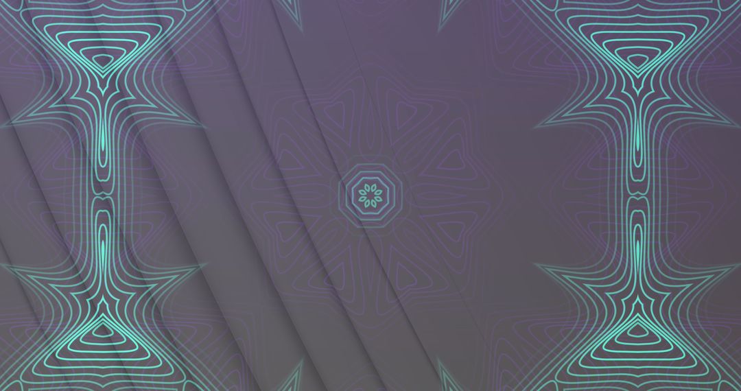 Futuristic Abstract Digital Interface with Geometric Shapes