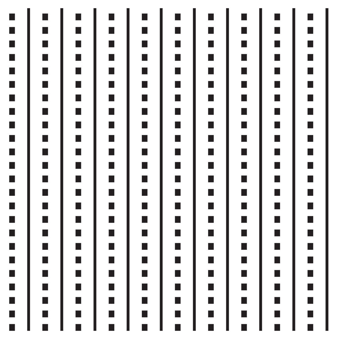 Black Lines and Shapes Pattern on Transparent Background
