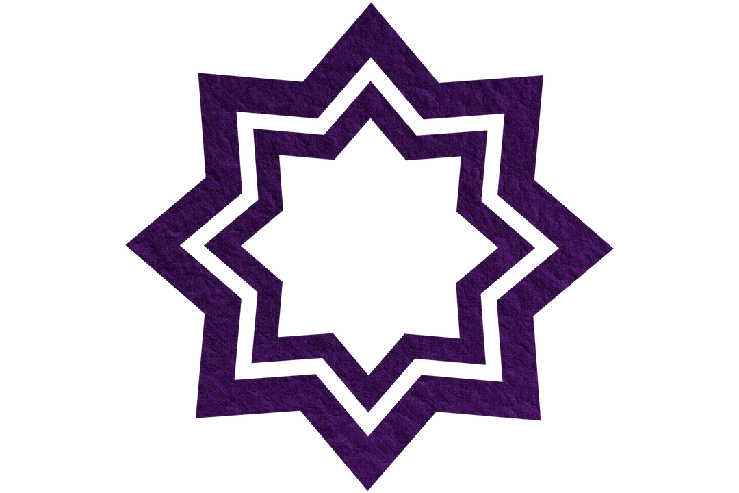 Purple Geometric Star Transparent Vector Shape Design Element - Download Free Stock Images Pikwizard.com