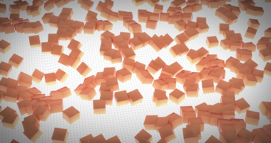 Abstract Digital Tiles Background in Motion