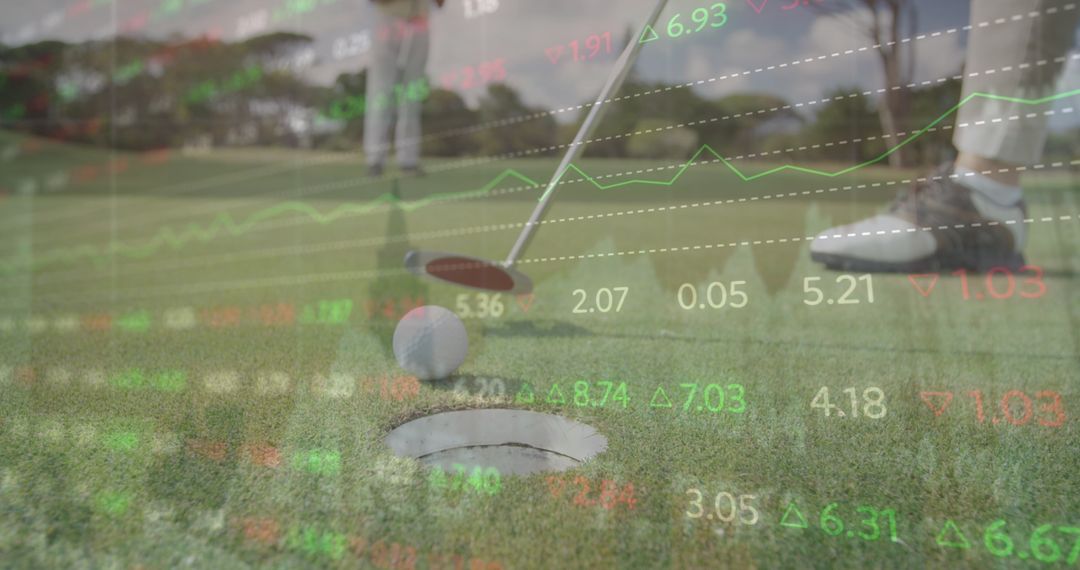 Fusion of Golf Game with Dynamic Financial Data