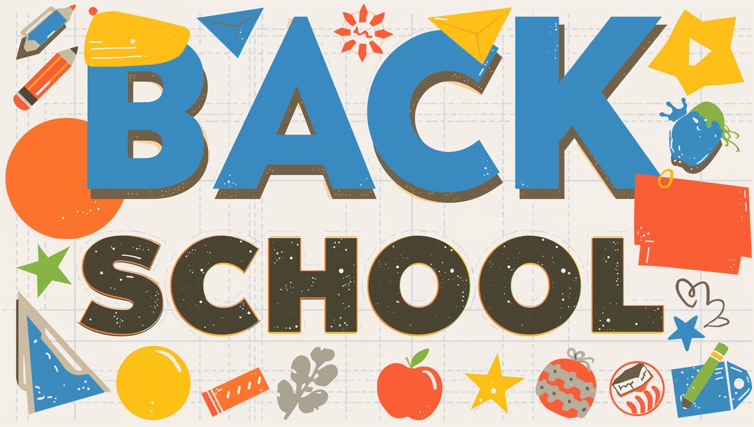 Back to School Educational Supplies and Tools Design