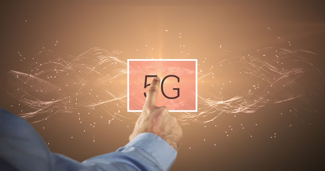 Touching Digital 5G Screen with Network Connections