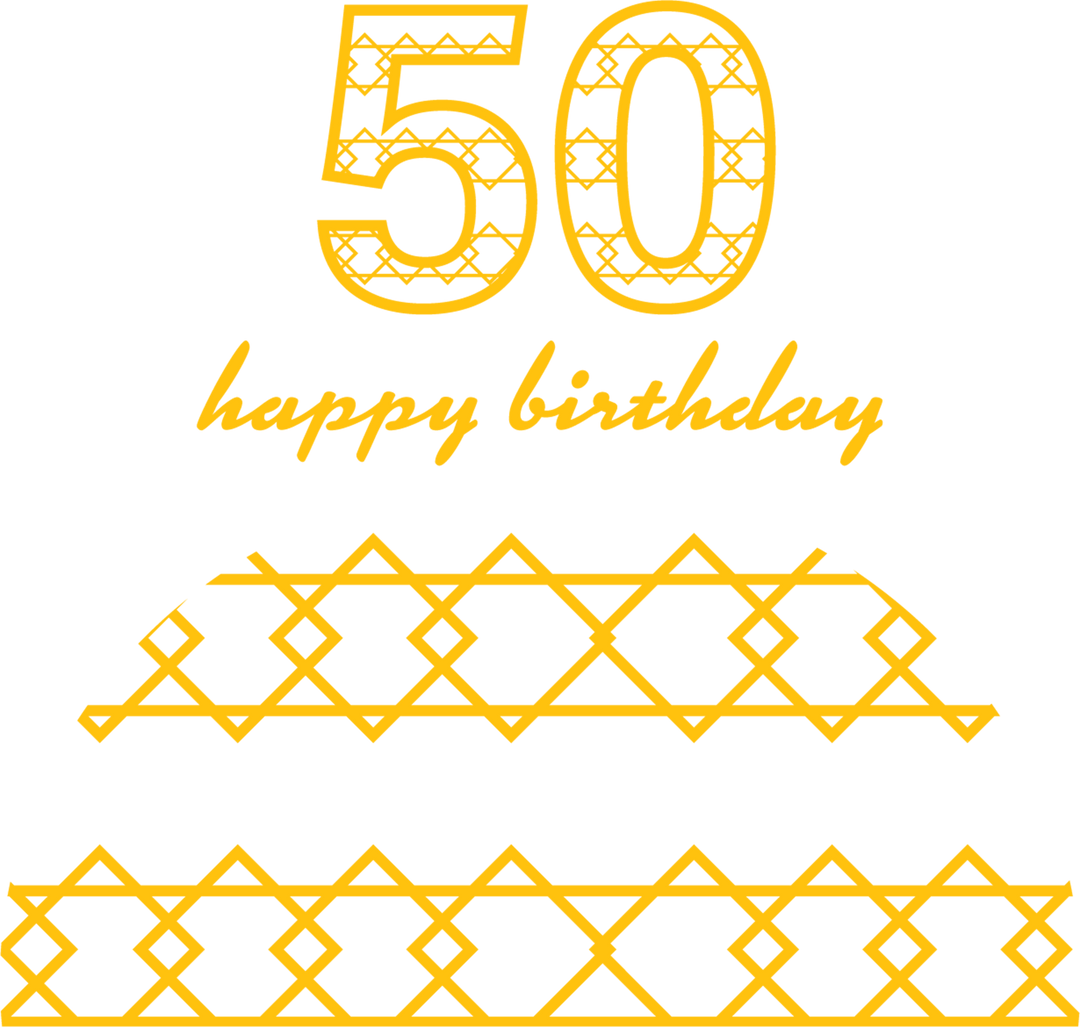 Transparent 50th Birthday Party Celebration Digital Vector Illustration - Download Free Stock Images Pikwizard.com