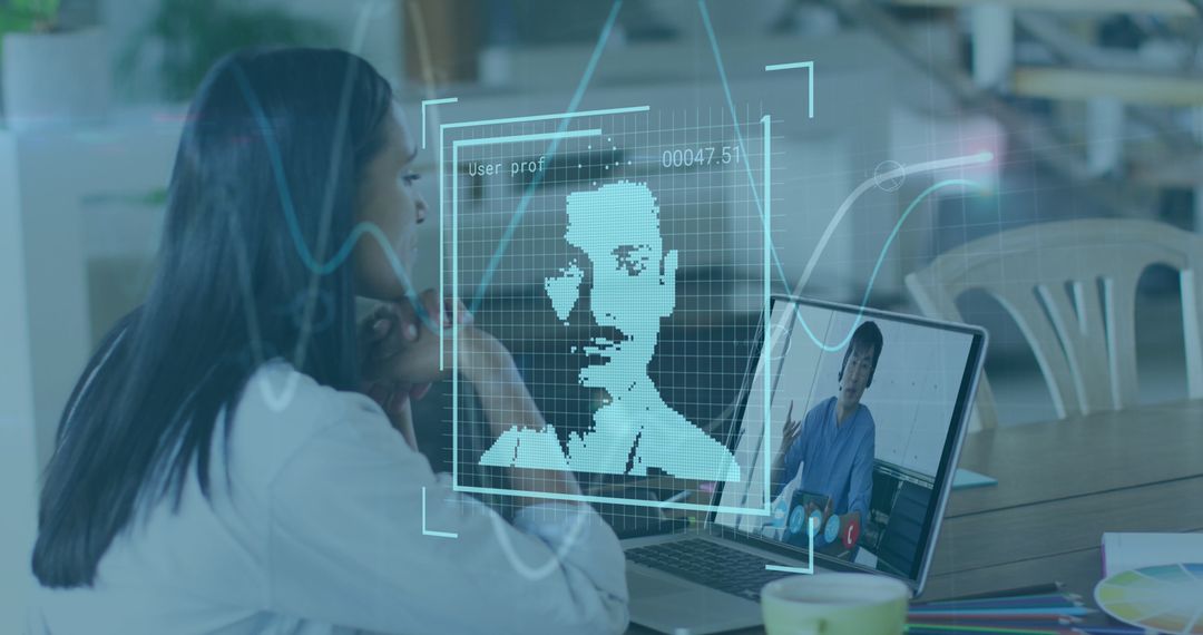 Virtual Meeting with AI Recognition Speeds Business Connections