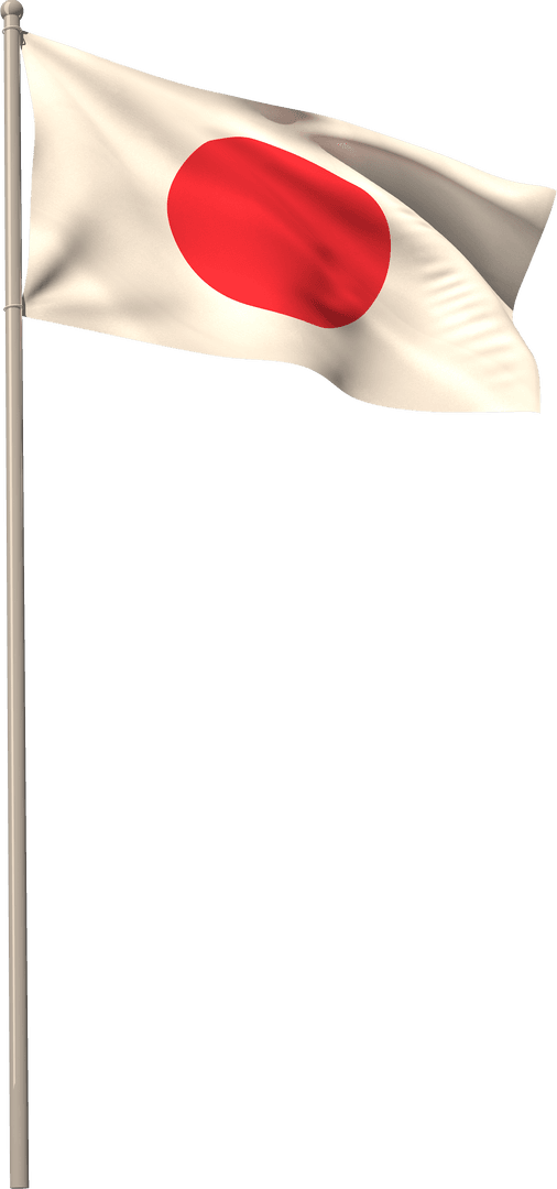 Digital Rendering of Japanese Flag on Transparent Background - Download Free Stock Images Pikwizard.com
