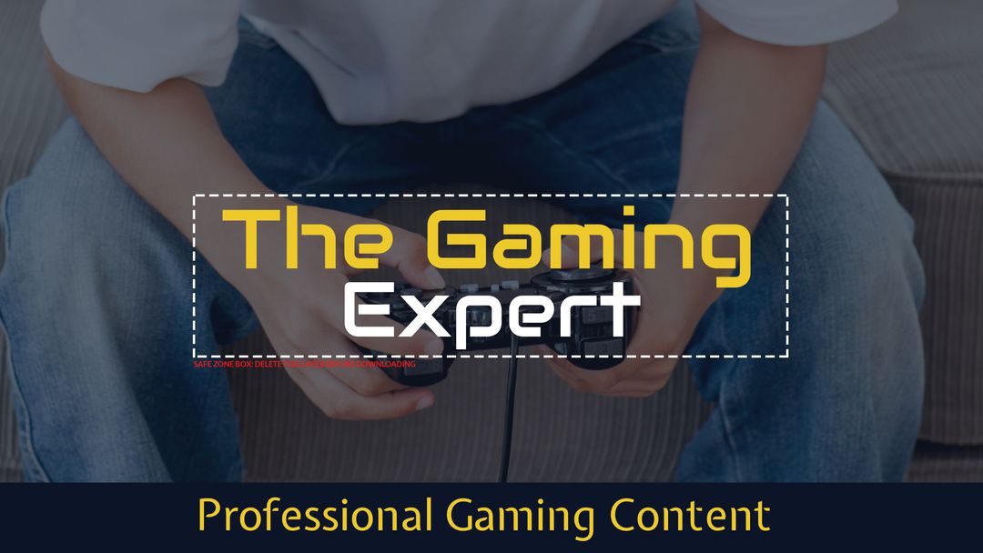 Focused Gamer Holding Controller for Gaming Review Content - Download Free Stock Templates Pikwizard.com