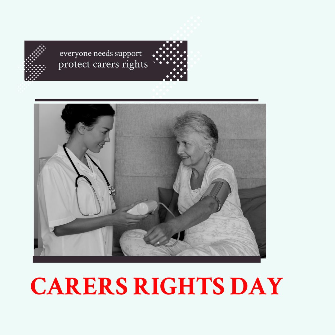 Carers Rights Day: Doctor Assists Elderly Patient at Home