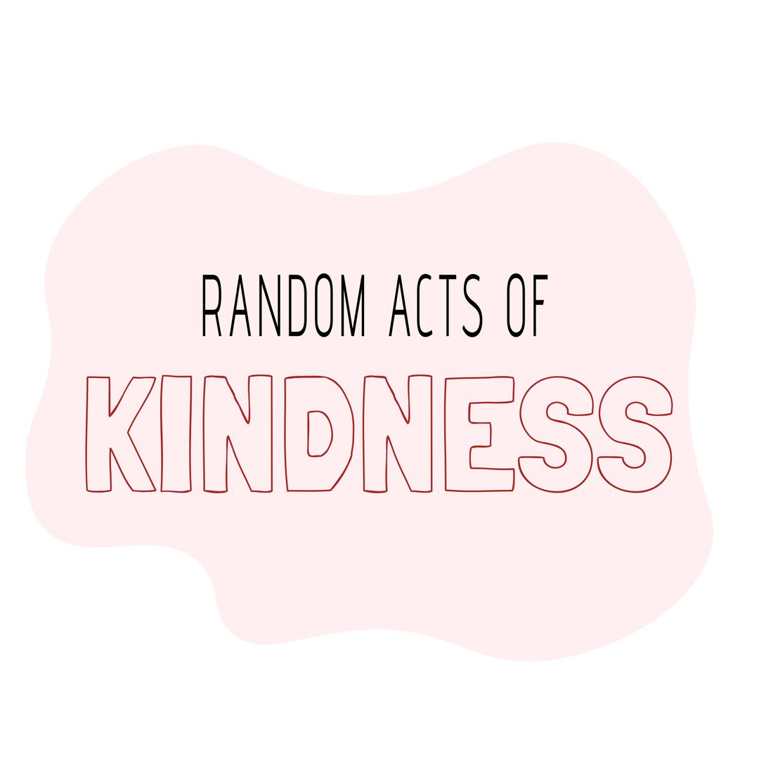 Random Acts of Kindness Motivational Text Design - Download Free Stock Images Pikwizard.com