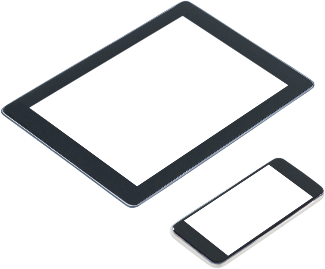 Transparent Digital Tablet and Smartphone for Tech Designs
