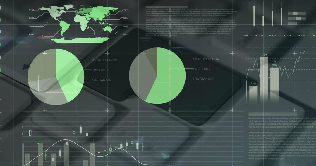Futuristic Data Analytics Over Computer Keyboard Display