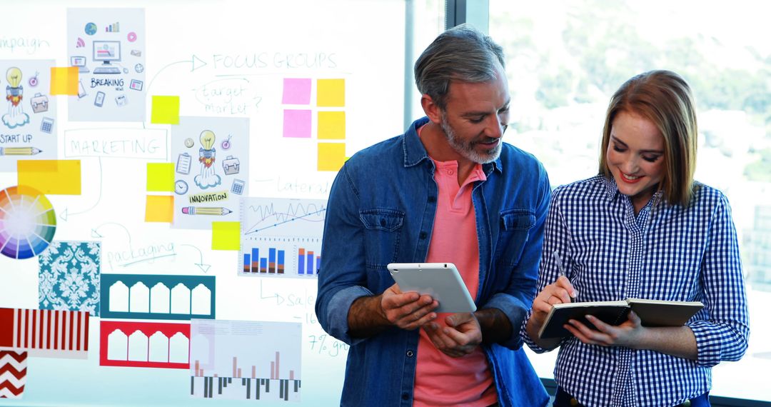 Business Collaboration with Digital Technology in Modern Office