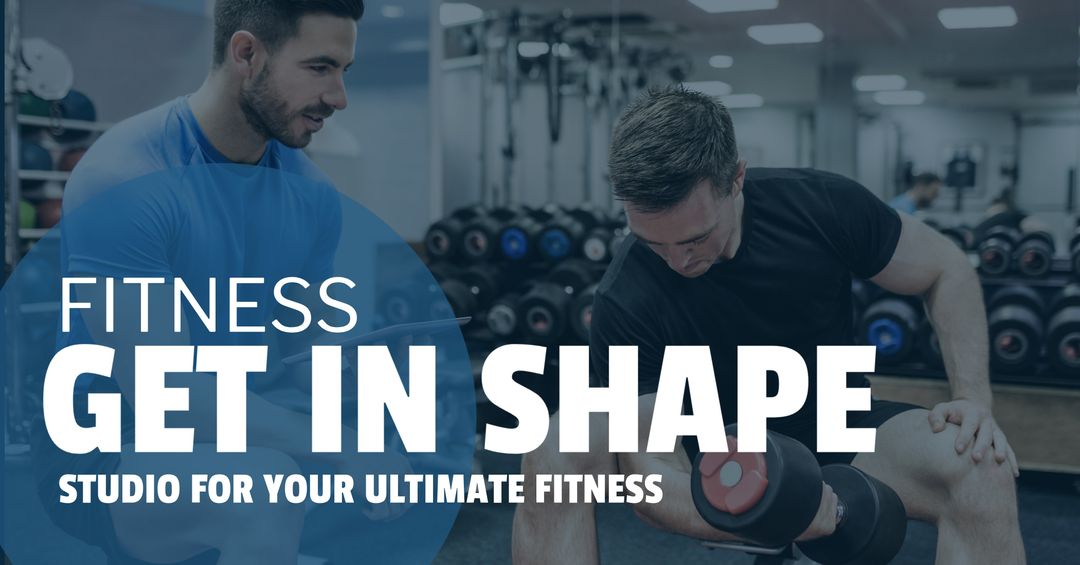 Personal Trainer Guiding Client in Gym for Optimal Fitness