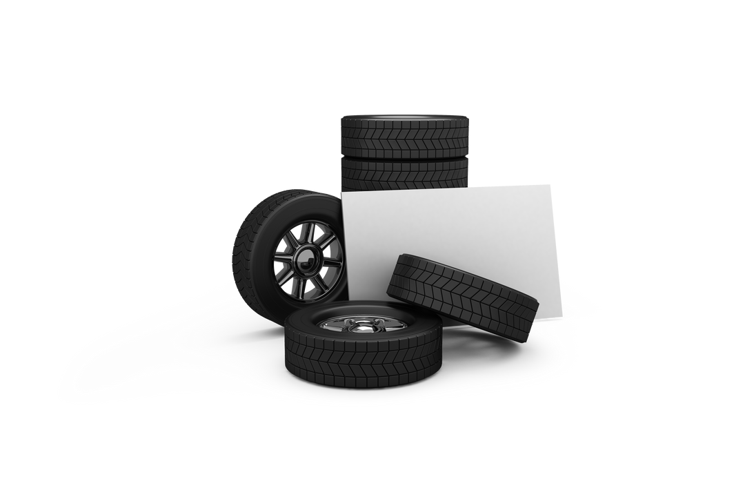 Digital Illustration of Car Tires on Transparent Background - Download Free Stock Images Pikwizard.com