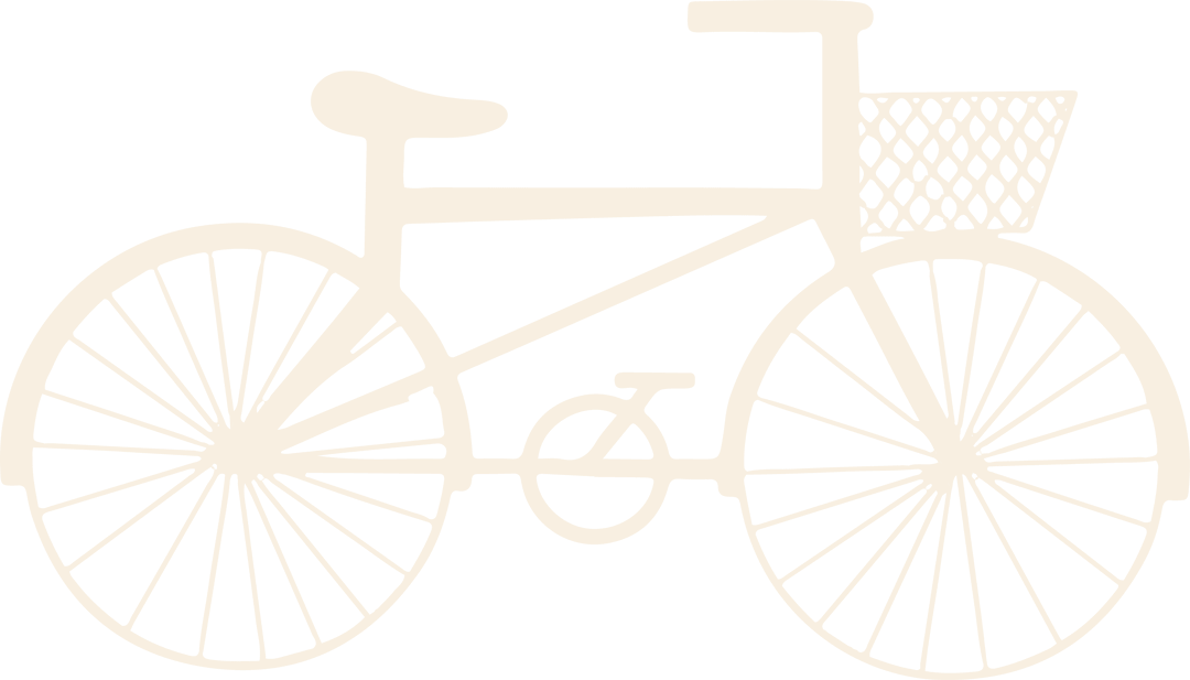 Eco-Friendly Flat Bicycle Design on Transparent Background