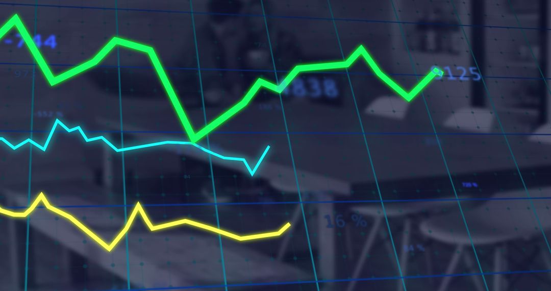 Abstract Finance Data Showing Market Trends and Analysis - Free Images, Stock Photos and Pictures on Pikwizard.com