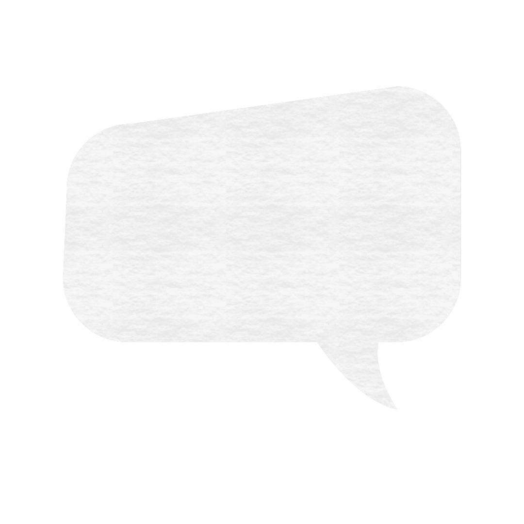 Transparent Textured Speech Bubble Icon Isolated