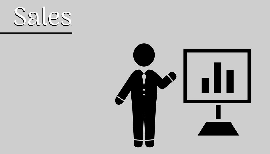 Business Presentation and Sales Strategy Concept