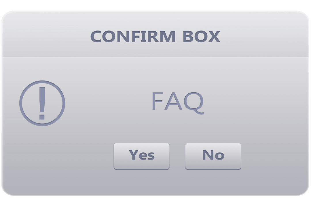 confirm box on transparent background with faq text illustration - Download Free Stock Images Pikwizard.com