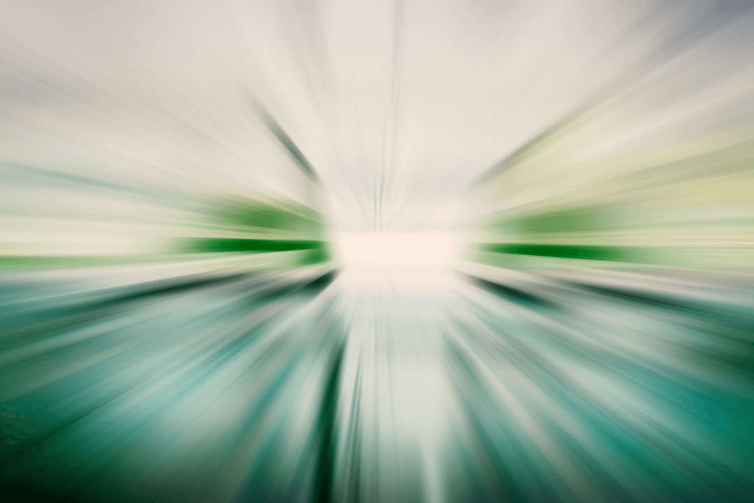 Abstract Blur Rectangle Transparent Background Green Blue