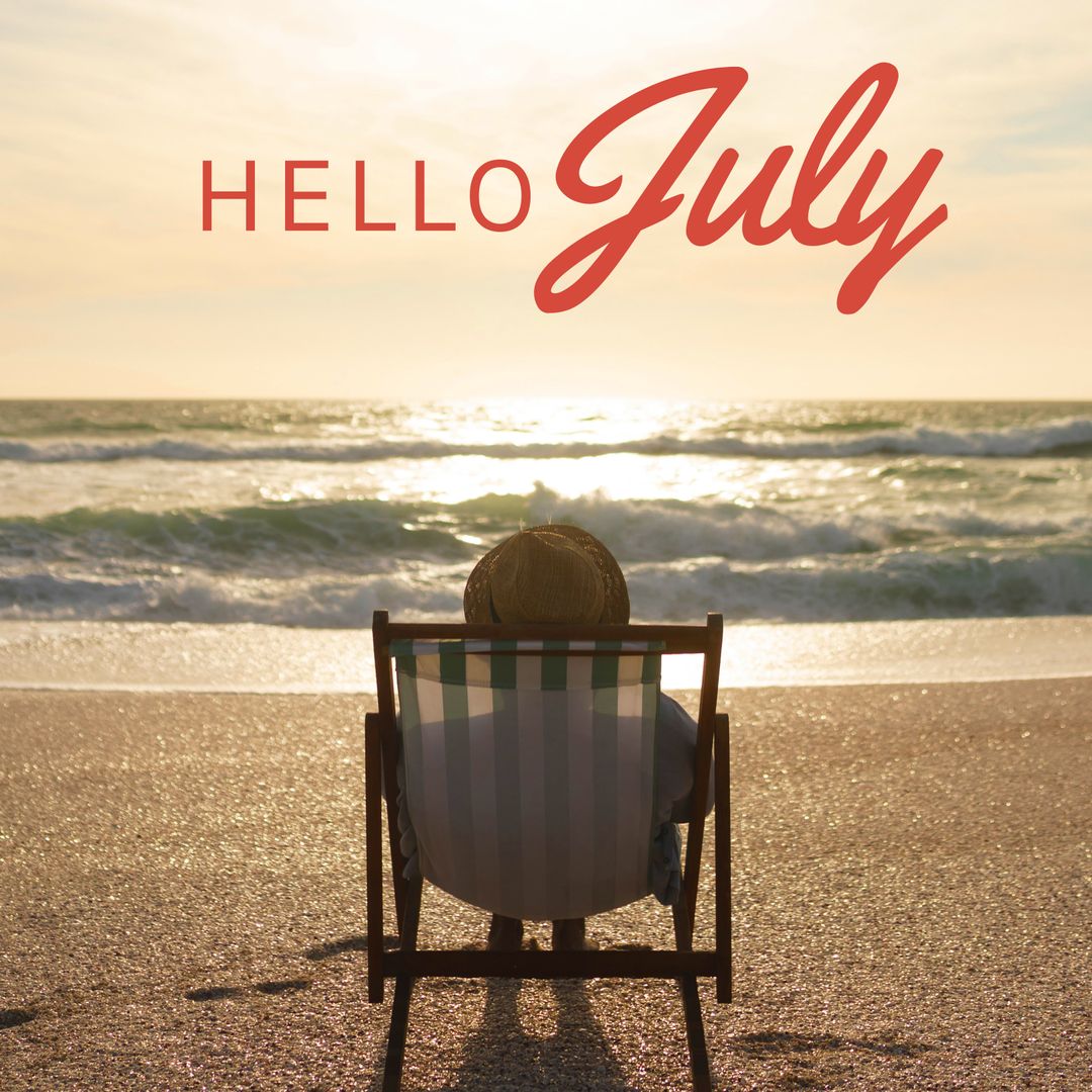 Beachfront Relaxation with 'Hello July' at Sunset