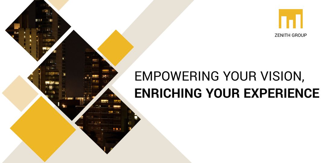 Empowering Your Vision, Enriching Your Experience Text Over Cityscape - Download Free Stock Templates Pikwizard.com