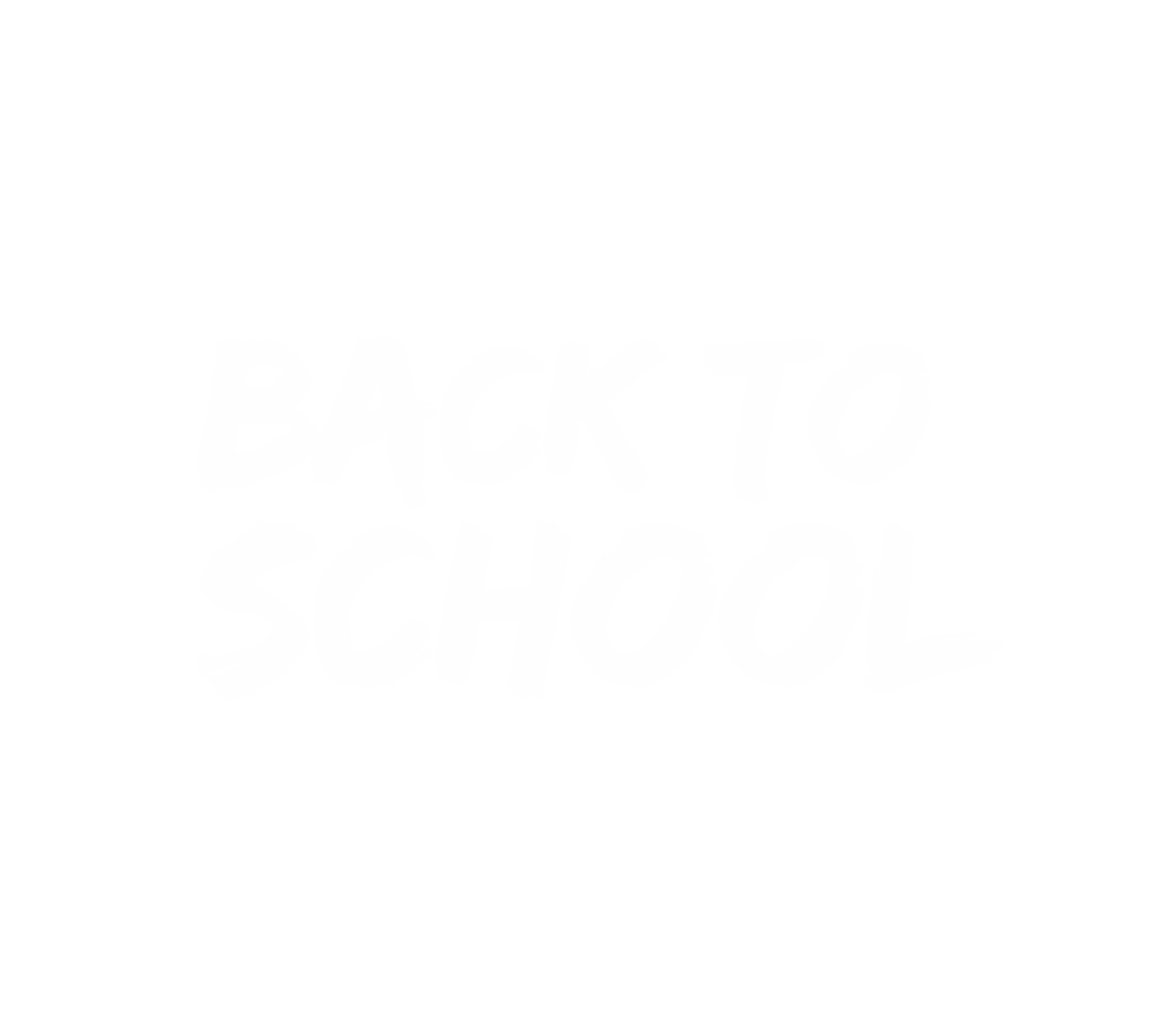 Digital PNG Back to School Text on Transparent Background