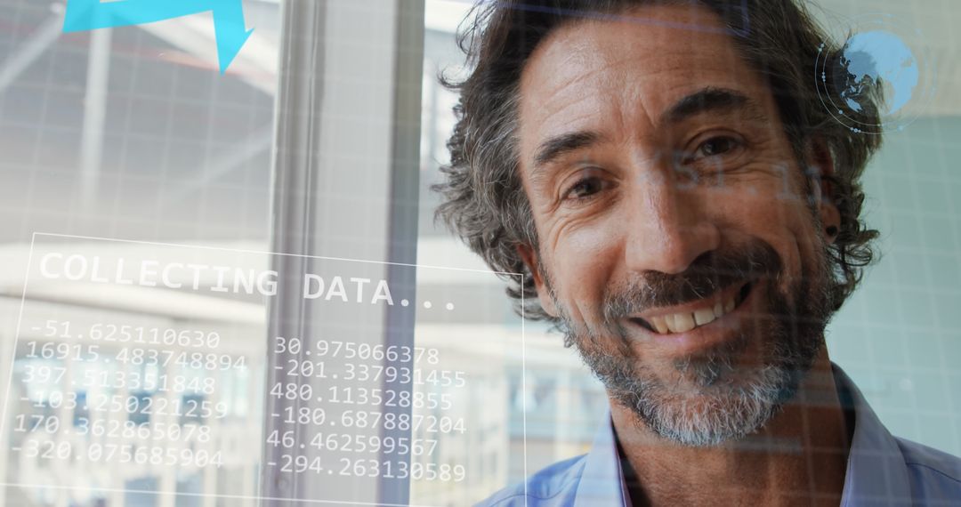 Businessman Engaged in Data Processing Analytics