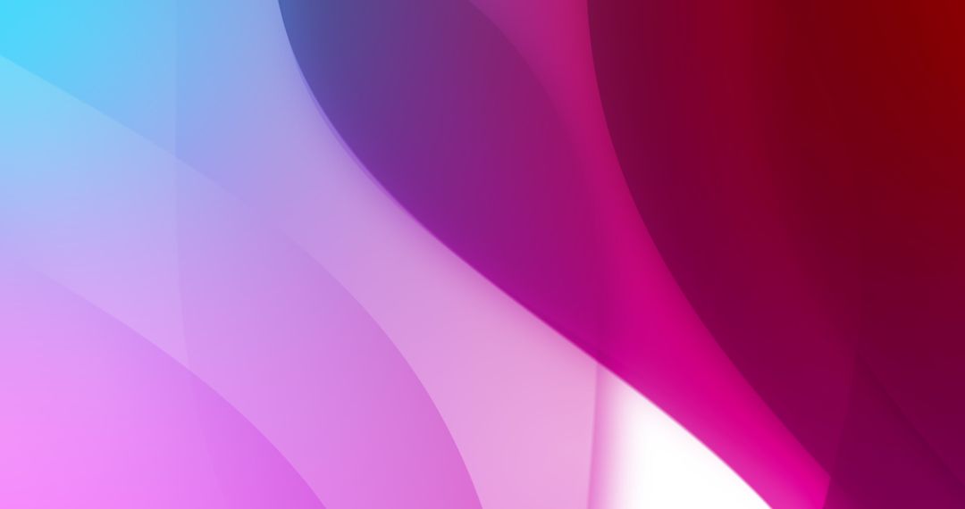 Abstract Colorful Waving Layers with Gradient Background