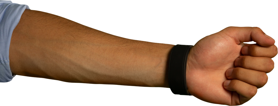 Transparent Arm Wearing Black Smartwatch for Sport and Tech Themes - Download Free Stock Images Pikwizard.com