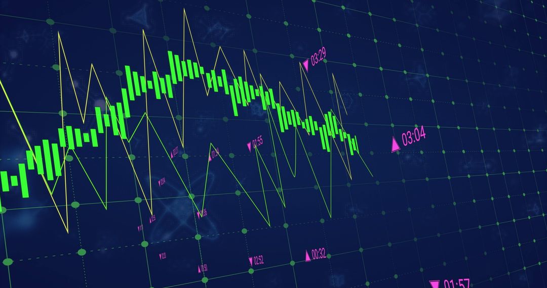 Financial Data with Molecular Background Concept