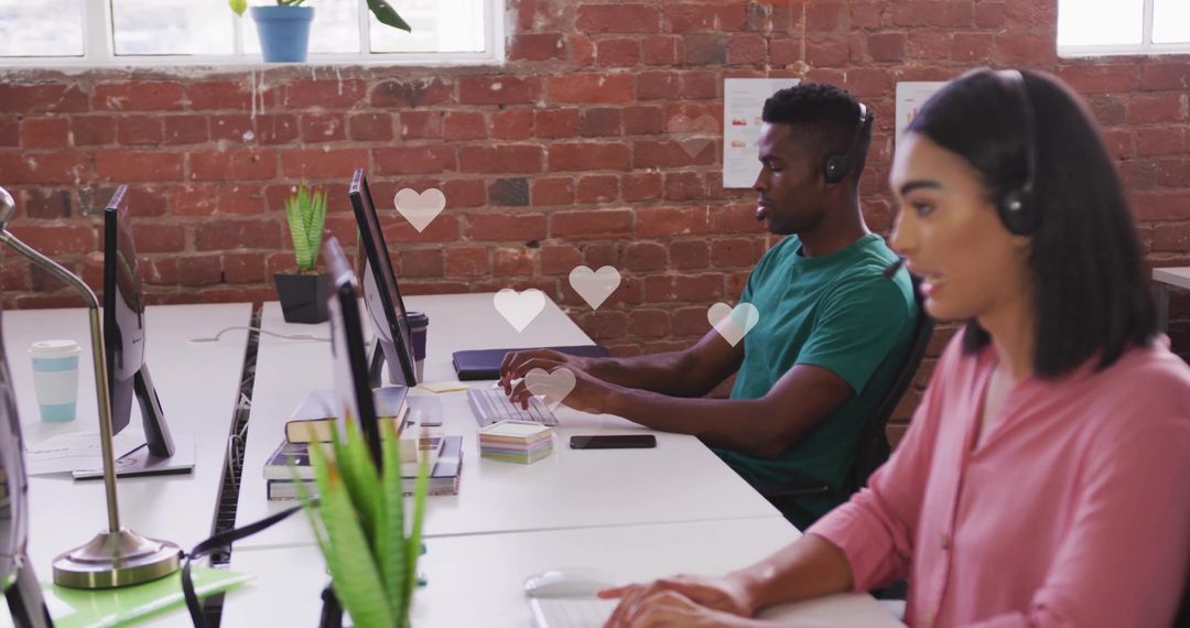 Customer Support Team Communicating with Clients