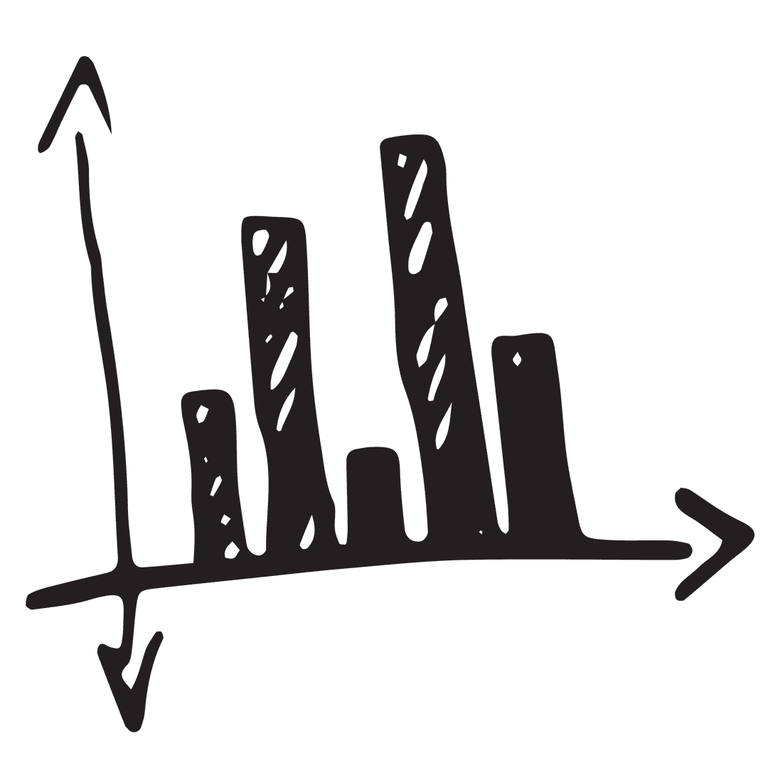 Transparent Hand Drawn Bar Chart Illustration