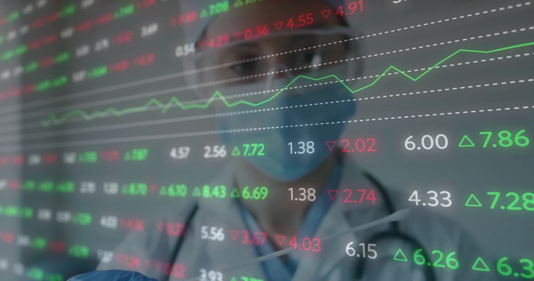 Medical Professional Analyzing Data on Future of Healthcare Analytics