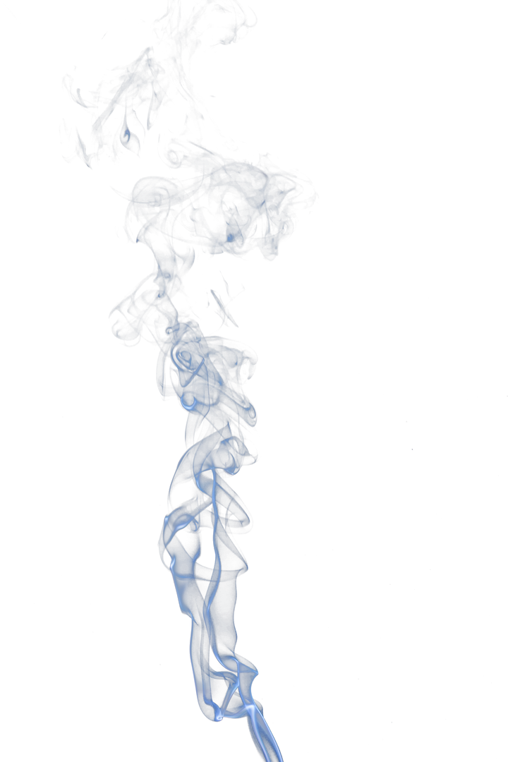 Artistic Blue Smoke Plume on Transparent Background - Download Free Stock Images Pikwizard.com