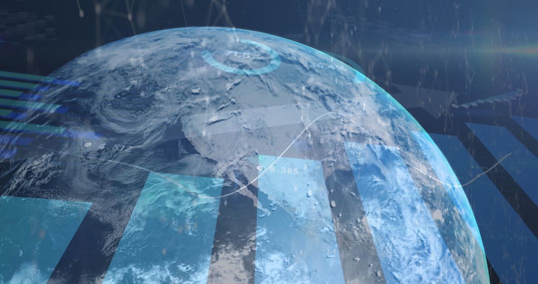 Digital Data Streaming Across Earth with Global Connections