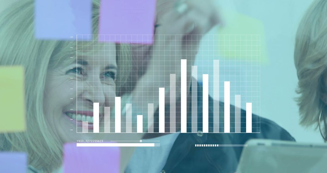 Successful Business Collaboration with Infographics Overlay