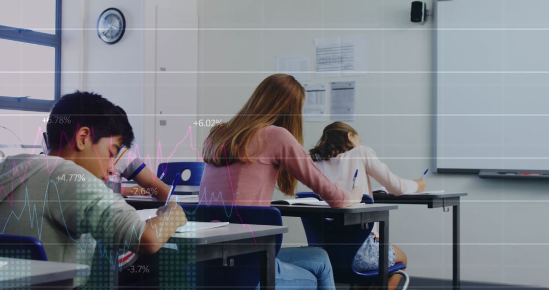 Mixed Students Analyzing Innovative Data Concepts in Classroom