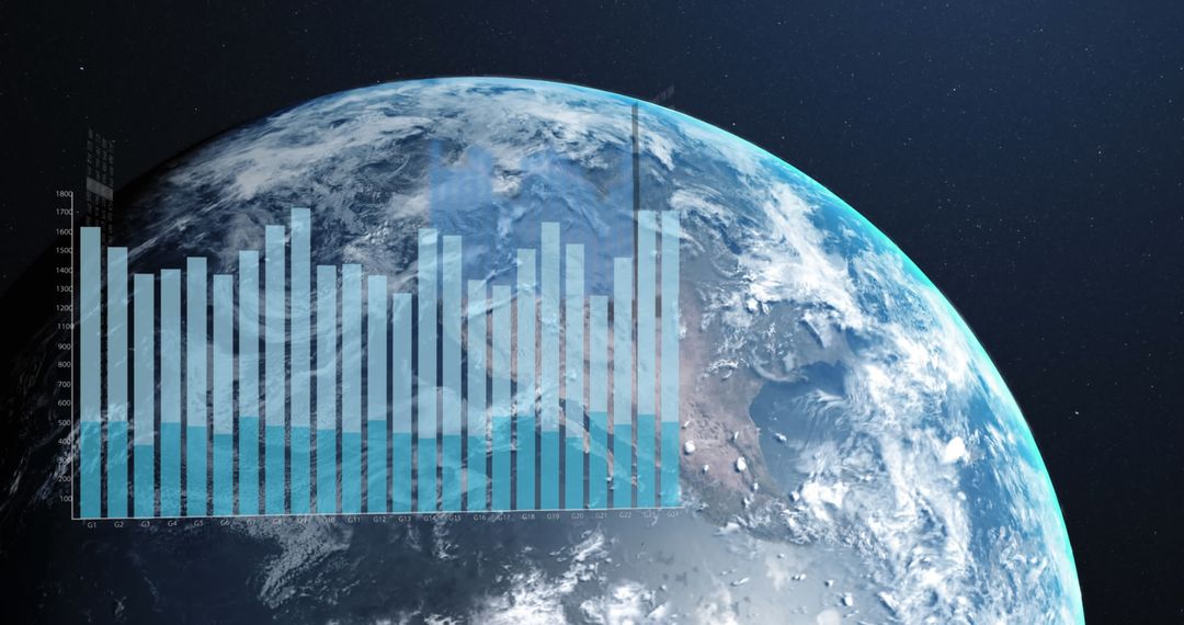Digital Graph Data Processing on Earth from Space