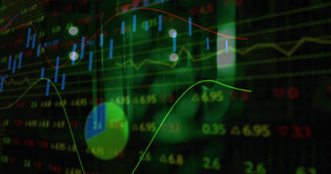 Data Visualization Through Server Lights in High-Tech Environment