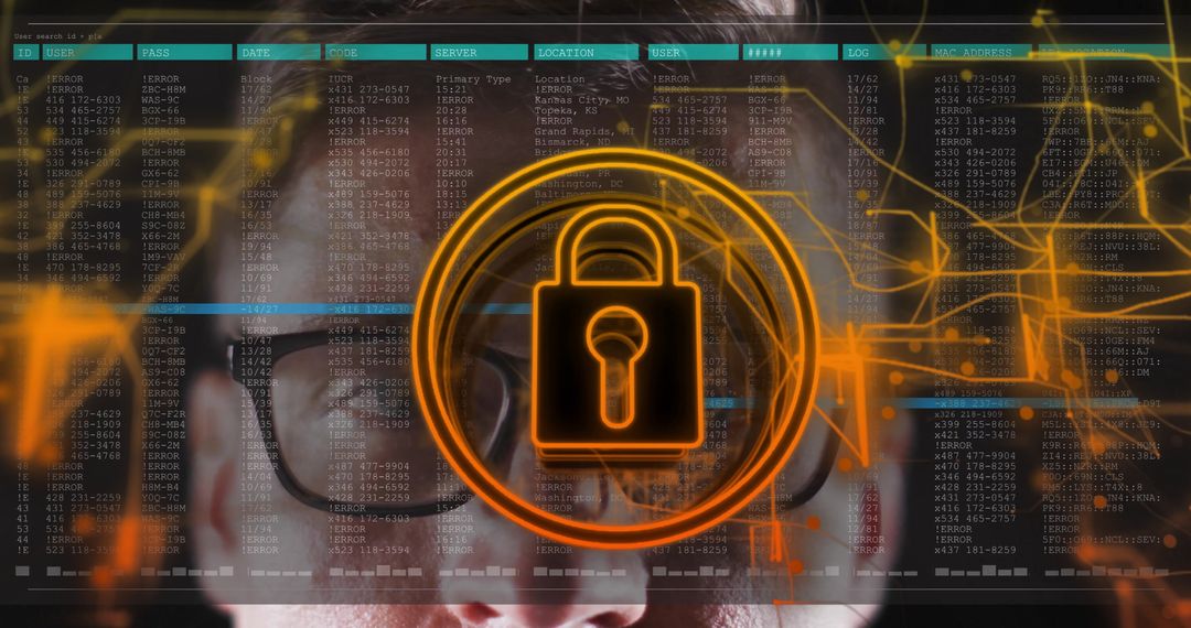 Data Protection and Cybersecurity Technology Concept