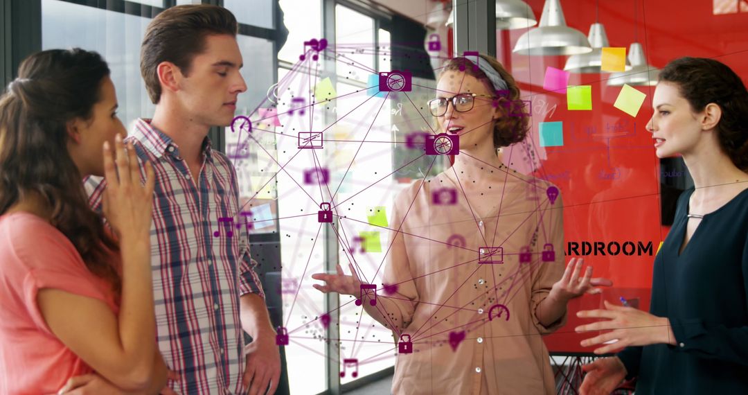 Diverse Professionals Discussing Innovative Network Solutions